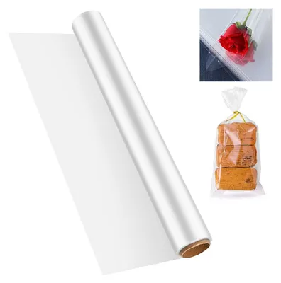 Image de Solidchoice - Film transparent Cadeaufolie, dimensions 40 cm x 3 m, idéal pour les cadeaux
