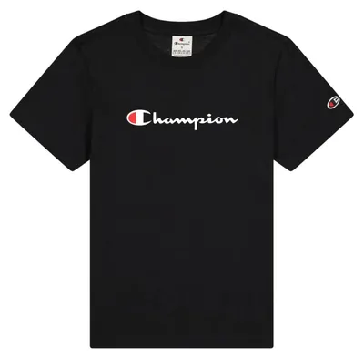 Obrázok produktu pre Champion - Dámske tričko, rukávy s logom značky PP10471 (M) (čierne)