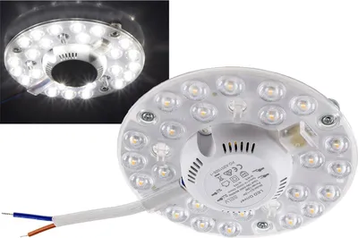 Produktbild von LED Umrüstmodul UM12nw für Leuchten Ø125mm 12W 1300lm 4000K Magnethalter