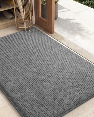 Obrázek produktu pro Rohožka 80 x 120 cm Protiskluzová a absorpční šedá