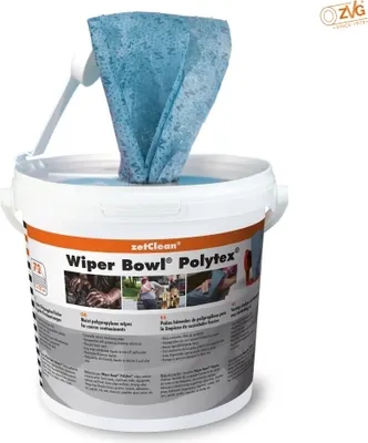 Immagine prodotto di Secchio dispensatore di panni umidi per la pulizia Wiper Bowl® Polytex® zetClean® 72 pezzi