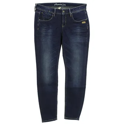 Produktbild von 26983 Gang, Faye 7/8,  7/8 Damen Jeans Hose, Stretchdenim, darkblue used, W 30 L 32