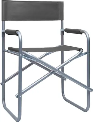 Produktbild von vidaXL Regiestühle 2 Stk. Stahl Grau
