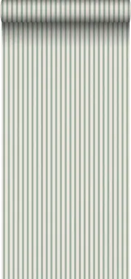Produktbild von Sanders & Sanders Tapete Streifen Graugrün 53 cm x 10.05 m