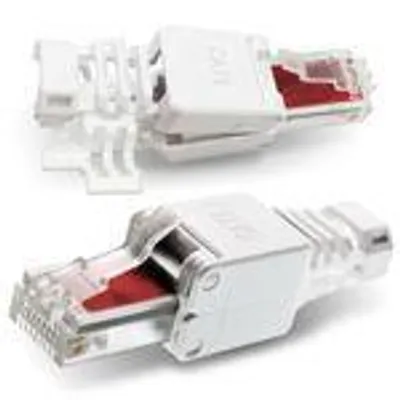 Produktbild von 1-20 Stück Netzwerkstecker CAT6 RJ45 Netzwerk Stecker Werkzeuglos CAT 7 6a 5 5eStückzahl:1 Stück