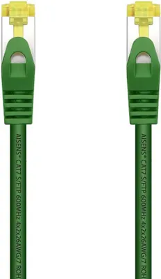 Image de Câble réseau RJ45 SFTP Aisens A146-0482 Cat.7/ 1m/ Vert