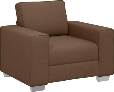 Obrázok produktu pre vidaXL Pohovka – kreslo, hnedá, 100 cm, látka