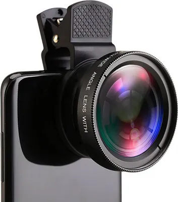 Objektiv fotoaparátu mobilního telefonu s více funkcemi 0,45x širokoúhlý objektiv a makro objektiv HD pro mobilní telefony