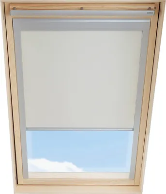 Produktbild von ITZALA Verdunkelungsrollo kompatibel mit VELUX Dachfenster MK08, Beige