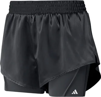 Produktbild von adidas Damen Power 2in1 SH IL9449 Kurze Hose, schwarz/weiß, Grösse: XS