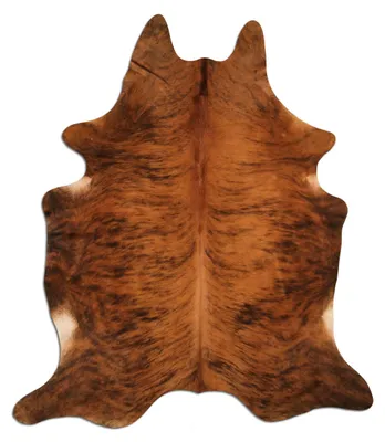 Immagine prodotto di Tappeto in pelle di mucca di alta qualità, motivo brindle, prodotto naturale unico