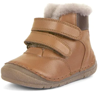 Produktbild von Froddo Paix Winter Kinder Lammfell-Winterstiefel Braun/Dunkelbraun (Brown), G2110143-6