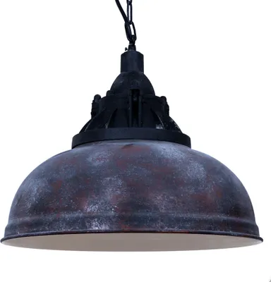 Produktbild von EGLO Hängeleuchte Grantham 1, 1 flammige Vintage Pendelleuchte im Industrial Design, Retro Hängelampe aus Stahl in Rostoptik, E27 Fassung