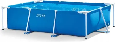 Produktbild von INTEX 28270NP Rectangular Frame Pool 220x150x60cm Gartenpool Familienpool