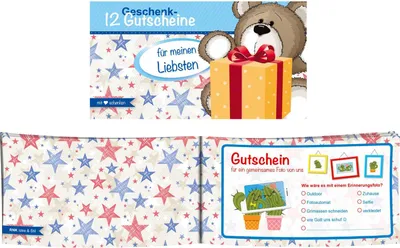 Produktbild von Gutscheinheft / "12 Gutscheine für meinen liebsten"
