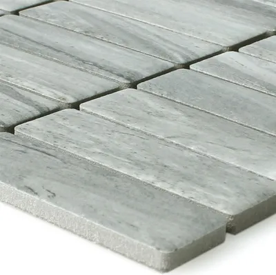 Produktbild von Mosaikfliesen Keramik Steinoptik Chorol Grau