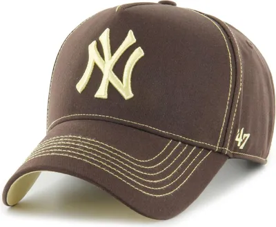 Produktbild von '47 Brand Cap MLB New York Yankees Contrast Stitch '47 Clean Up Brown