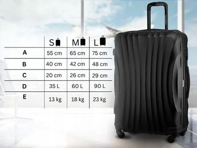 Obrázek produktu pro Velký kufr s pevnou skořepinou 90 l XXL na kolečkách