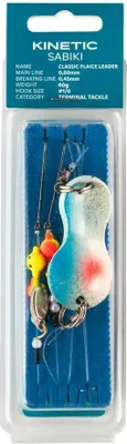 Zdjęcie produktu dla Kinetic Sabiki Classic Plaice Leader Flounder Plaice Flatfish Rig System 40g #1/0 Blue Charm