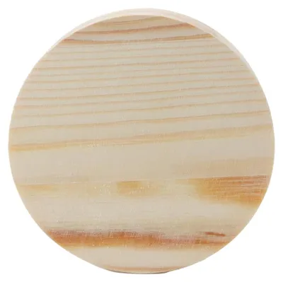 4 runde Holzplatten 10 cm – natürliche Holzscheiben für Basteln & Deko
