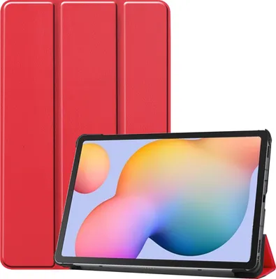 Produktbild von Cover für Samsung Tab S6 Lite P610 P615 10,4 Zoll Tablethülle Schlank mit Standfunktion und Auto Sleep/Wake Funktion Rot