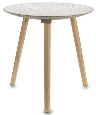 Productafbeelding van Ronde Bijzettafel van Hout (50 x 43 cm)