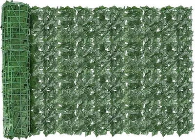 Produktbild von Famanu Kunsthecke Realistische Blätter - 100 x 300 cm