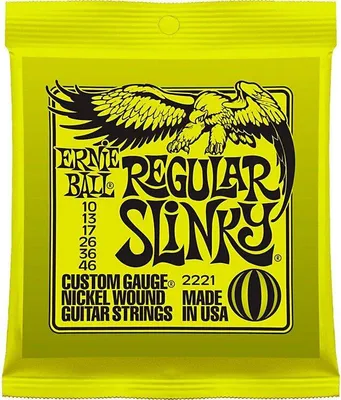Obrázok produktu pre Ernie Ball P02221, Gitara, Oceľ, Elektrický, 6 kusov