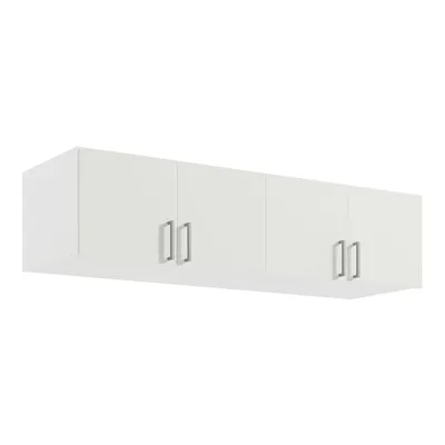 Produktbild von Aufsatzschrank 4-türig, 181cm breit, weiß, TRIEST-166