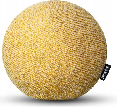 Produktbild von Geronimo | Dekokissen Rund - Gelb - Ø 30 cm - Maschinenwaschbar - Wohnzimmer Dekoration - Antiallergisch - JUMBLE