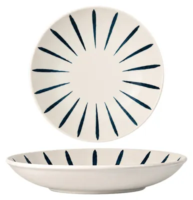Imagen del producto de Bonna Tiefe Teller - Lavis Black - Porcelana - 25 cm (1300 cc)