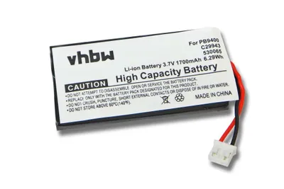 Produktbild von vhbw Akku Ersatz für Philips PB9400, C29943, 530065 für Fernbedienung Remote Control (1700 mAh, 3,7 V, Li-Ion)