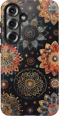 Produktbild von Buntes Mandala-Muster – Hülle Kompatibel mit Samsung Galaxy S25
