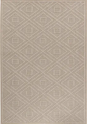 Immagine prodotto di Carpetsale24 Tappeto Interno Esterno Stile Boho Scandinavo Monocolore Effetto Alto Basso Impermeabile Soggiorno Terrazza, Dimensioni: 240x340 cm