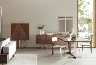 Produktbild von Brauner Esstisch Designer Tische Tisch + 4x Lehnstuhl Möbel 5tlg. Set