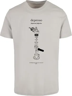 Immagine prodotto di Maglietta da uomo Mr. Tee Depresso Tee lightasphalt - XL
