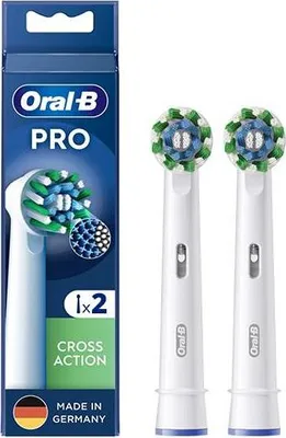 Produktbild von 2x ORAL-B EB50RX Cross Action PRO weißer Bürstenkopf