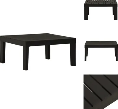Produktbild von vidaXL Lounge-Gartentisch Kunststoff Grau -  Gartentische