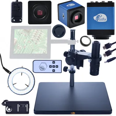 Immagine prodotto di Rosfix Microscopio Digitale Earth Pro MCEP-0.5X + Fotocamera Scorpius Pro KMSP HDMI USBI + Illuminatore + Fotocamera Draco Blue