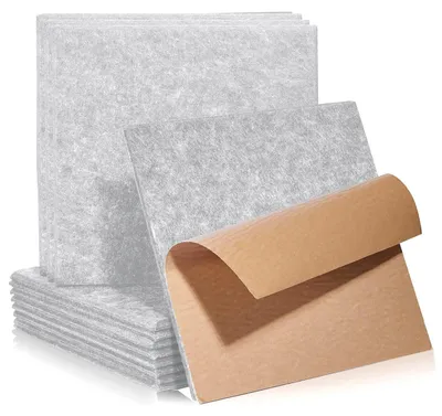 Obrázek produktu pro Čtvercové akustické panely, samolepicí, zvukotlumící izolační desky