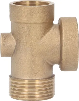 Produktbild von 4-Wege-Wasserschlauchverteiler aus Messing, G1-Zoll-Rohradapterverbinder für selbstansaugende Haushaltspumpen