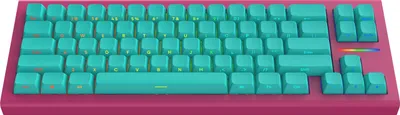 Obrázek produktu pro Nubi NK68HE Ice - herní klávesnice s Hall-efektem ANSI Side-Printed Letters