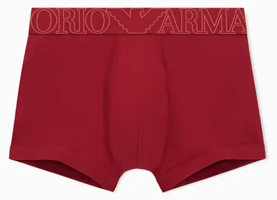 Immagine prodotto di Boxer uomo EMPORIO ARMANI parigamba elastico a vista logato cotone elasticizzato underwear articolo EM000231 AF14978, L, Cotone 95%,Spandex 5%