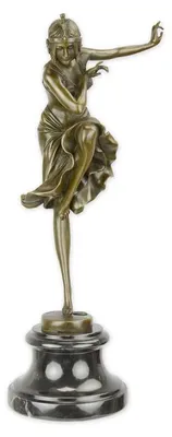 Productafbeelding van A Bronze Sculpture Of A Hindu Dancer