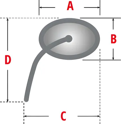 Immagine prodotto di Specchio HIGHSIDER STEALTH-X4 con indicatori LED e luce di posizione