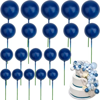 Imagen del producto de Decoraciones doradas para pastel, 20 unidades, ideales para bodas