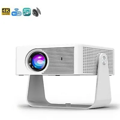 Produktbild von Projektor Tragbarer Beamer Smart Beamer mit 4K, Android 13, Auto Fokus Beamer 8000 lm/1500:1/1280×720 px/WiFi6/360° Projektion/Auto Keystone Bluetooth