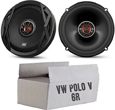 Produktbild von VW Polo 6R Front Heck - Lautsprecher Boxen JBL Club 6522 | 2-Wege | 16,5cm Koax Auto Einbauzubehör - Einbauset