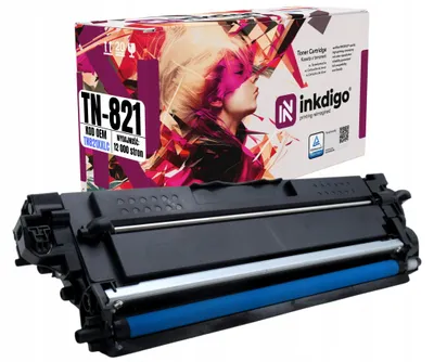 Produktbild von Inkdigo Toner TN821XXLC für Brother HL-L9430CDN, HL-L9470CDN, HL-L9470CDNT, HL-L9470CDNTT – Cyan, 12000 Seiten,