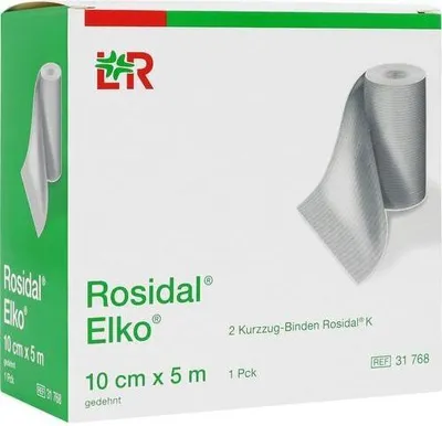 Zdjęcie produktu dla Rosidal Elko 10 cmx5 m bandaż krótko rozciągliwy 2 szt